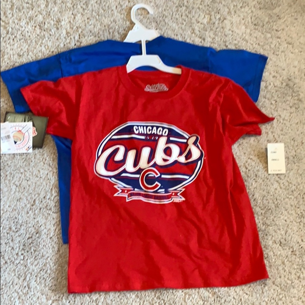 Cubs Two Piece Youth Shirt Set - New w Tags Small
